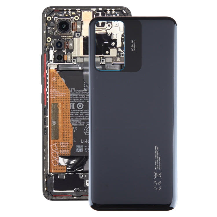 For Xiaomi Redmi Note 12S Original Battery Back Cover(Black)