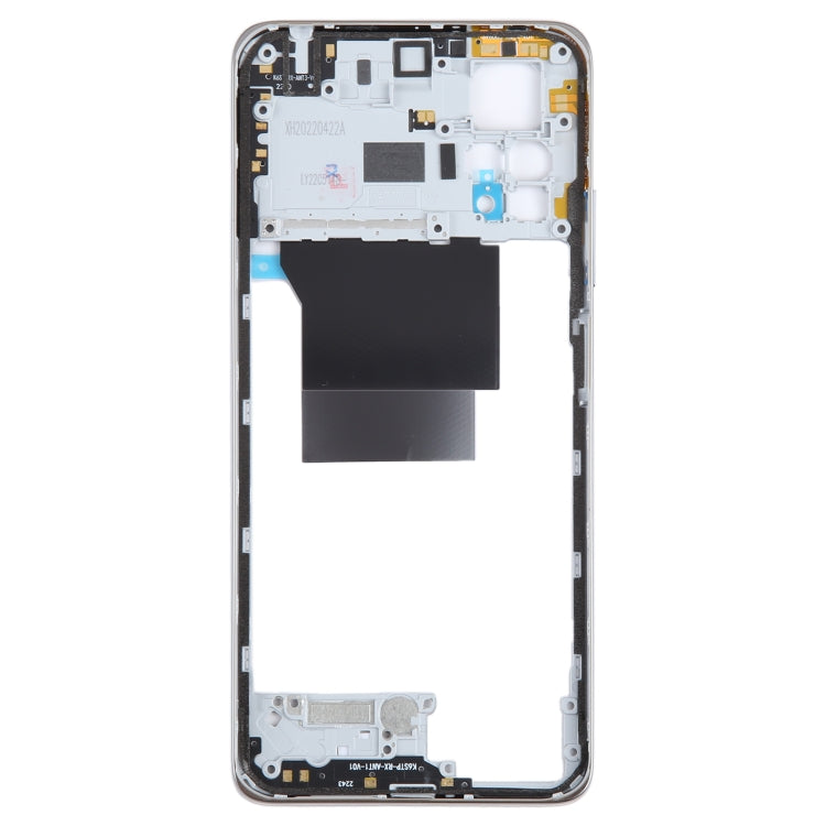 For Xiaomi Redmi Note 12 Pro 4G Original Middle Frame Bezel Plate (Silver) - Frame Bezel Plate by PMC TechLife | Online Shopping South Africa | PMC TechLife | Buy Now Pay Later Mobicred