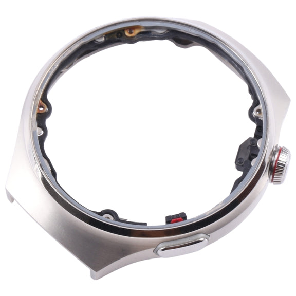 Original LCD Screen Frame Bezel Plate For Huawei Watch 4 Pro (Silver)