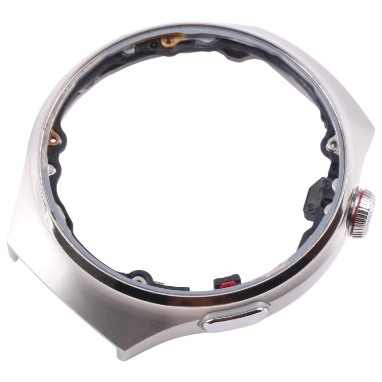 Original LCD Screen Frame Bezel Plate For Huawei Watch 4 Pro (Silver)