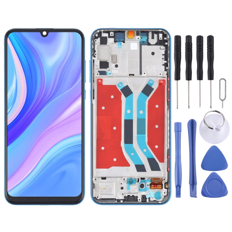 LCD Screen and Digitizer Full Assembly With Frame for Huawei P Smart S (Blue) - LCD Screen by PMC TechLife | Online Shopping South Africa | PMC TechLife