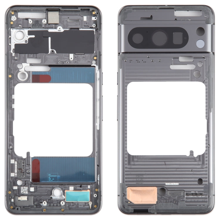 For Google Pixel 8 Pro Original Front Housing LCD Frame Bezel Plate (Black) - Full Housing Cover by PMC TechLife | Online Shopping South Africa | PMC TechLife