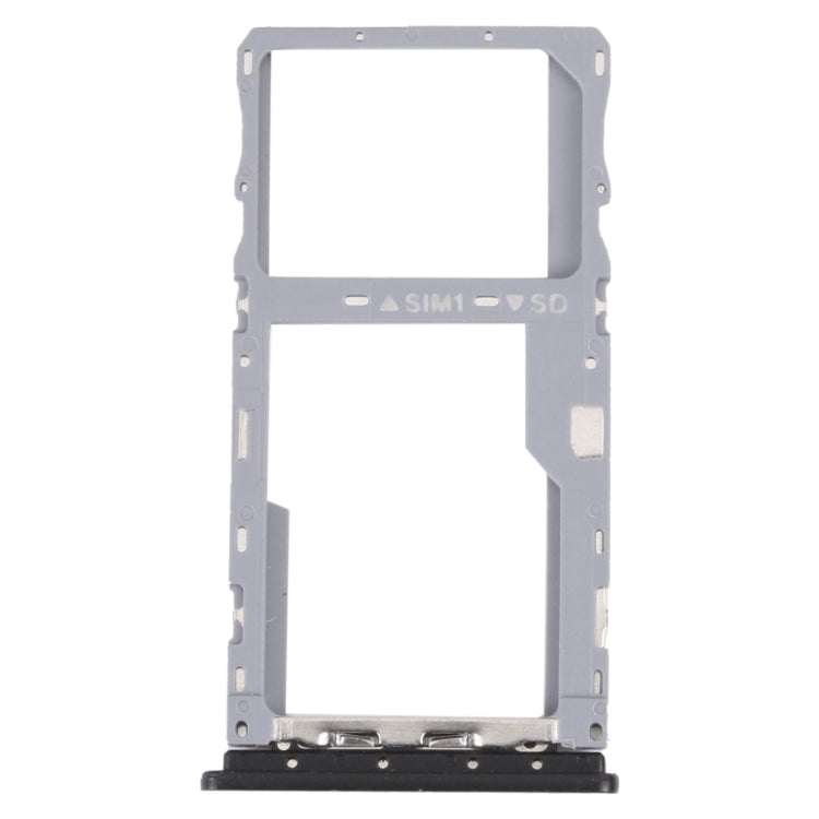 For TCL 20Y Original SIM Card Tray + Micro SD Card Tray (Black) - For TCL by PMC TechLife | Online Shopping South Africa | PMC TechLife | Buy Now Pay Later Mobicred