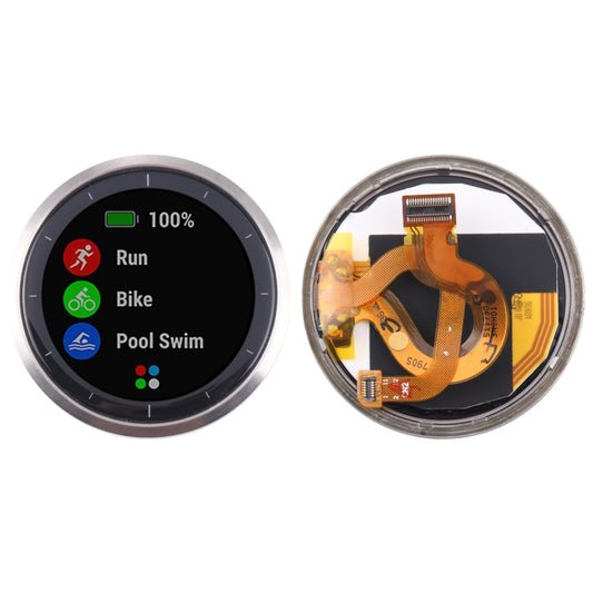 For Garmin Vivoactive 4 Original LCD Screen with Digitizer Full Assembly(Silver) - For Garmin by PMC Jewellery | Online Shopping South Africa | PMC Jewellery | Buy Now Pay Later Mobicred