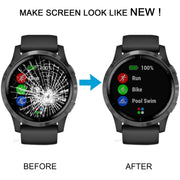 For Garmin Vivoactive 4 Original LCD Screen with Digitizer Full Assembly(Silver)