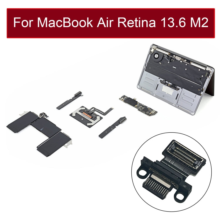 821-03673-A Type-C Charging Port For MacBook Air Retina 13.6 M2 A2681 2022(Black)