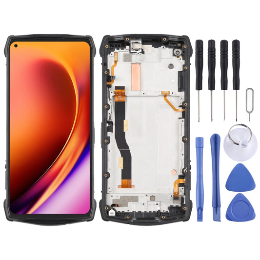 LCD Screen and Digitizer Full Assembly with Frame for Ulefone Power Armor 13(Black) - free shipping - PMC Jewellery - Order now!