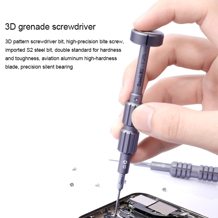 Qianli i-Thor S2 Precision 3D Texture Hollow Cross Tip Middle Bezel Screwdriver