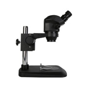 0.7X-50X Stereo Microscope Binocular Microscope With Light(Black)