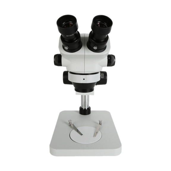 0.7X-50X Stereo Microscope Binocular Microscope With Light(White)