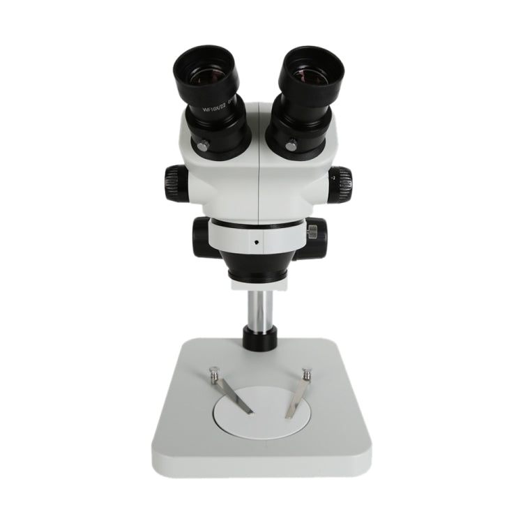 0.7X-50X Stereo Microscope Binocular Microscope With Light(White)