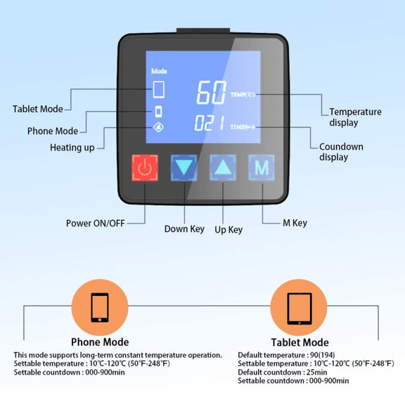 CPB CP300 LCD Screen Heating Pad Safe Repair Tool, EU Plug