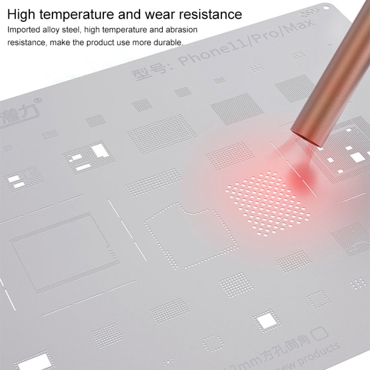 QIANLI QS05 Replacement Bumblebee Stencil For iPhone XR / XS / XS Max - BGA Stencils by PMC TechLife | Online Shopping South Africa | PMC TechLife | Buy Now Pay Later Mobicred