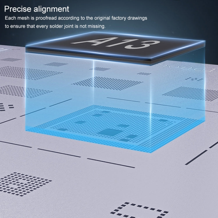QIANLI QS05 Replacement Bumblebee Stencil For iPhone XR / XS / XS Max - BGA Stencils by PMC TechLife | Online Shopping South Africa | PMC TechLife | Buy Now Pay Later Mobicred