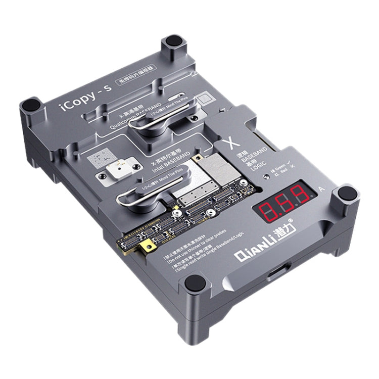 Qianli iCopy-S Double Sided Chip Test Stand 4 in1 Logic Baseband EEPROM Chip Non-removal For iPhone X / XS / XR / XS Max - free shipping - PMC TechLife - Order now!