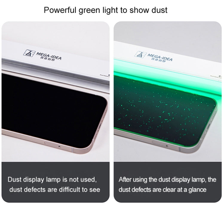 Show Dust Lamp 2 LCD screen Repair Dust Lamp Fingerprint Scratch Screen Changer Dust Display Lamp For Phone Mobile Green LED - free shipping - PMC TechLife - Order now!