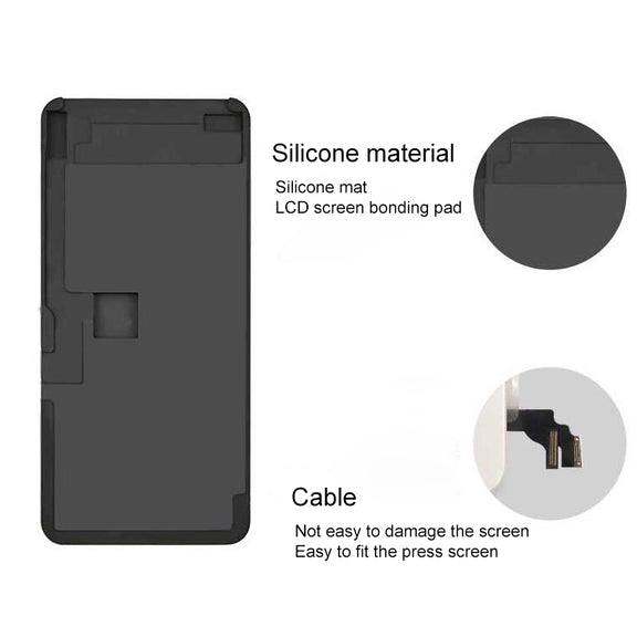XHZC LCD Screen No Overturning Flex Cable Fit Mat Glue Removal Mould for iPhone XS Max
