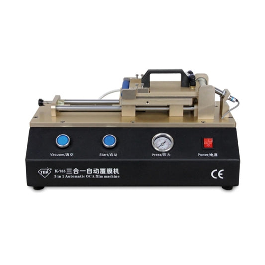 TBK-765 3 in1 Automatic OCA Laminating Machine LCD Touch Screen Air Compressor Machine Built-in Vacuum Pump - free shipping - PMC Jewellery - Order now!