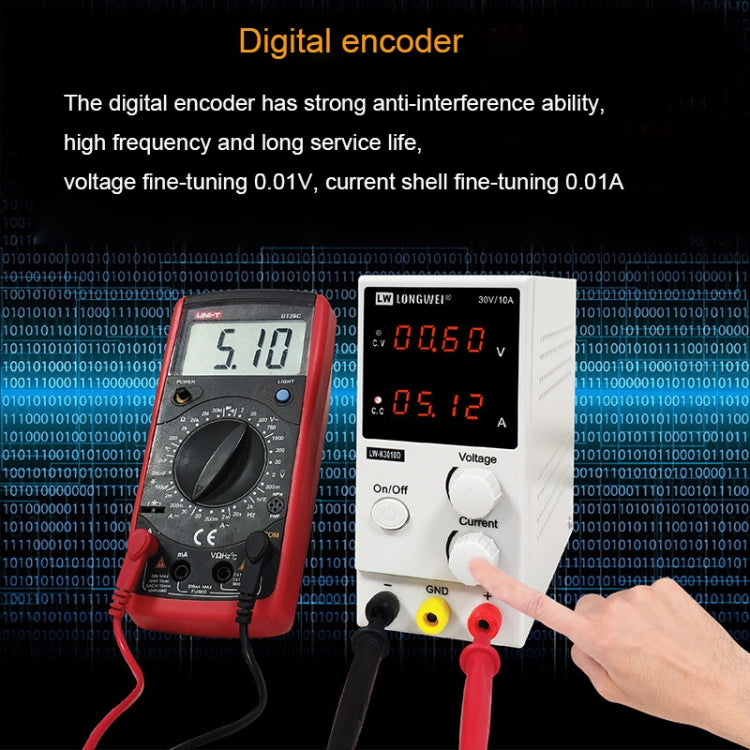 K3010D 30V 10A DC Switching Regulated Powers Supply Phone Repair Voltage Regulator(US Plug) - Power Supply by PMC TechLife | Online Shopping South Africa | PMC TechLife