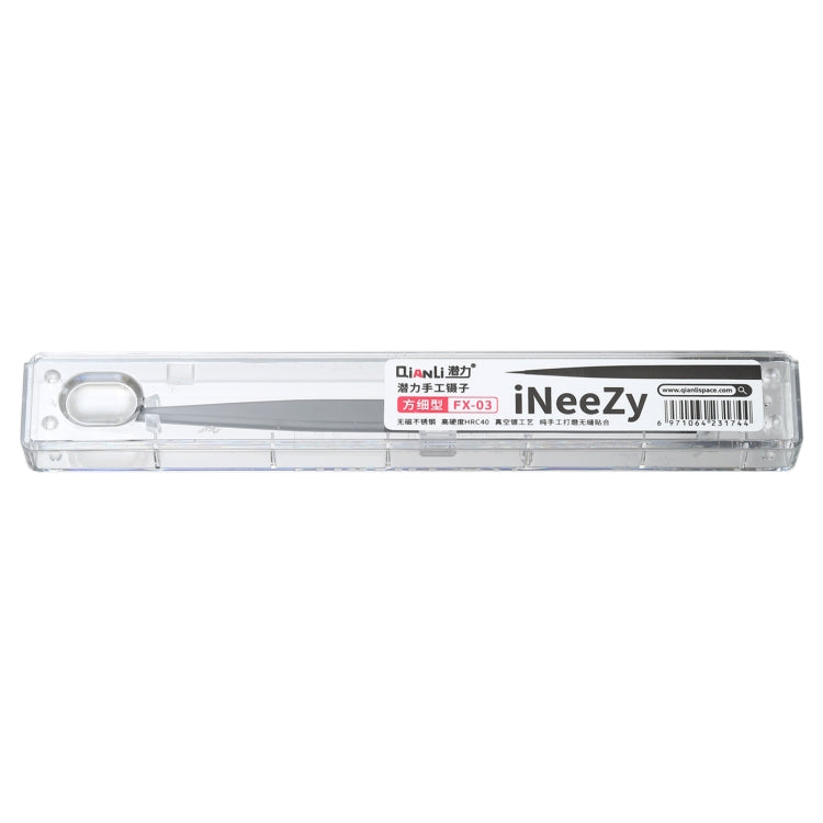 Qianli iNeezy FX-03 Stainless Steel Extra-sharp Thickened Tweezers Pointed Tweezers - Tweezers by QIANLI | Online Shopping South Africa | PMC TechLife | Buy Now Pay Later Mobicred