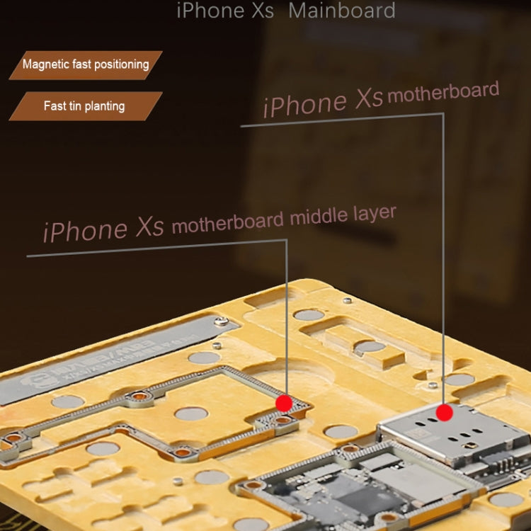 MECHANIC MR3 3 in 1 Mid-Layer Planting Tin Platform for iPhone X/XS/XS Max - Repair Platform by MECHANIC | Online Shopping South Africa | PMC TechLife | Buy Now Pay Later Mobicred