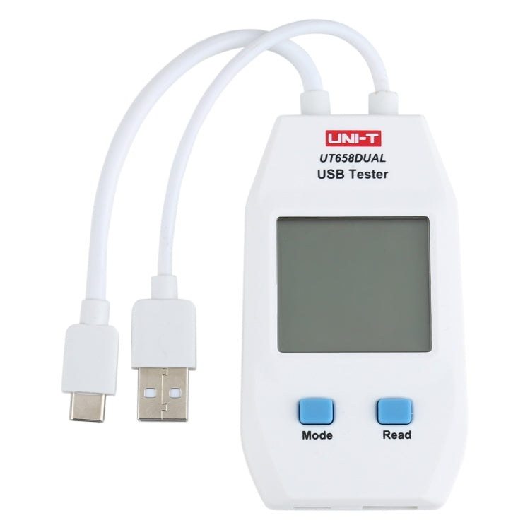 UNI-T USB Voltmeter Ammeter Tester UT658DUAL - Test Tools by PMC TechLife | Online Shopping South Africa | PMC TechLife