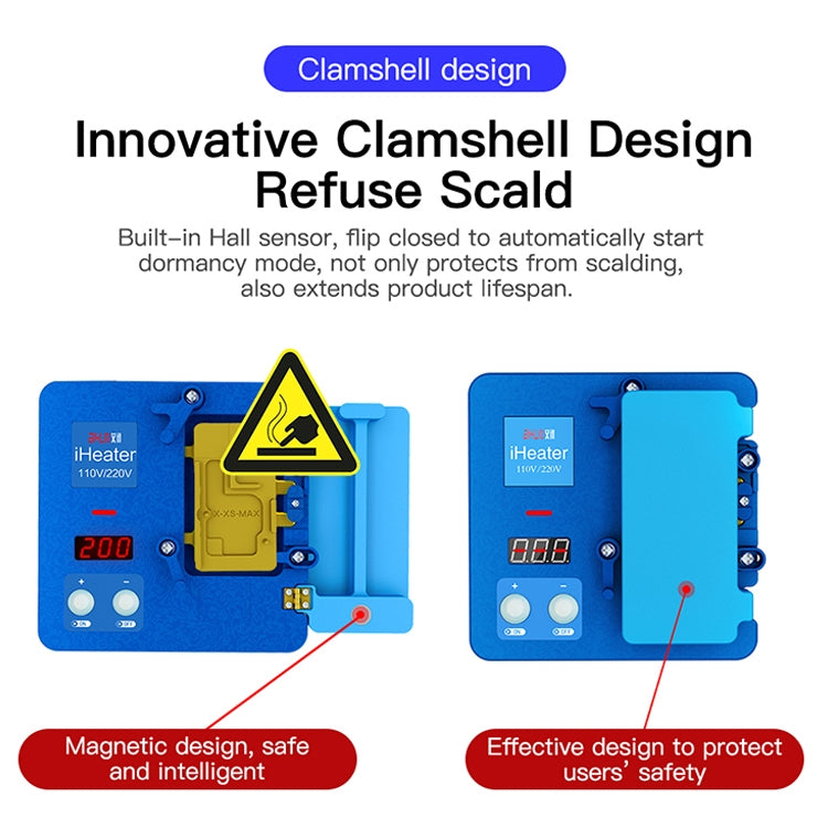 AIXUN iHeater Double Layers Board Pre-heating Soldering Rework Station, CN Plug - Repair Platform by PMC TechLife | Online Shopping South Africa | PMC TechLife