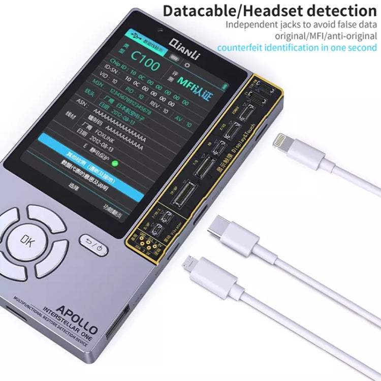 Qianli Apollo Interstellar One Multifunctional Restore Detection Device (International Edition) For iPhone 11/11 Pro Max/11 Pro/X/XS/XS Max/XR/8/8 Plus/7/7 Plus - free shipping - PMC TechLife - Order now!