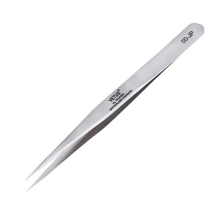 Vetus 00-JP Antimagnetic Stainless Steel Tweezers - free shipping - PMC Jewellery - Order now!