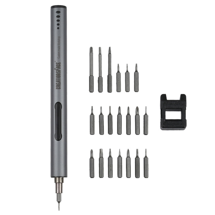 22 in 1 CreationSpace CS02 Cordless Electric Power Screwdriver - Screwdriver Set by PMC Jewellery | Online Shopping South Africa | PMC Jewellery