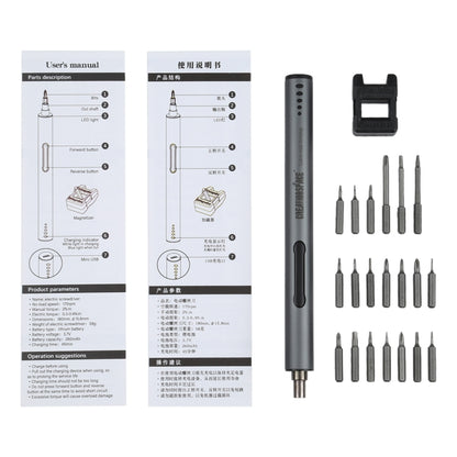 22 in 1 CreationSpace CS02 Cordless Electric Power Screwdriver - Screwdriver Set by PMC Jewellery | Online Shopping South Africa | PMC Jewellery