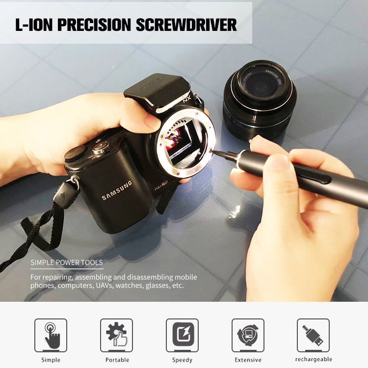 22 in 1 CreationSpace CS02 Cordless Electric Power Screwdriver - Screwdriver Set by PMC Jewellery | Online Shopping South Africa | PMC Jewellery