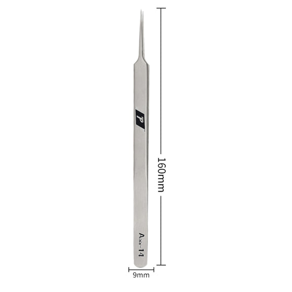 Aaa-14 Stainless Steel Ultra Fine High Hardness Tenacity Durable Tweezers