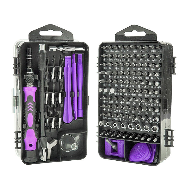 138 in 1 DIY Mobile Phone Disassembly Tool Clock Repair Multi-function Tool Screwdriver Set (Purple) - Screwdriver Set by PMC TechLife | Online Shopping South Africa | PMC TechLife