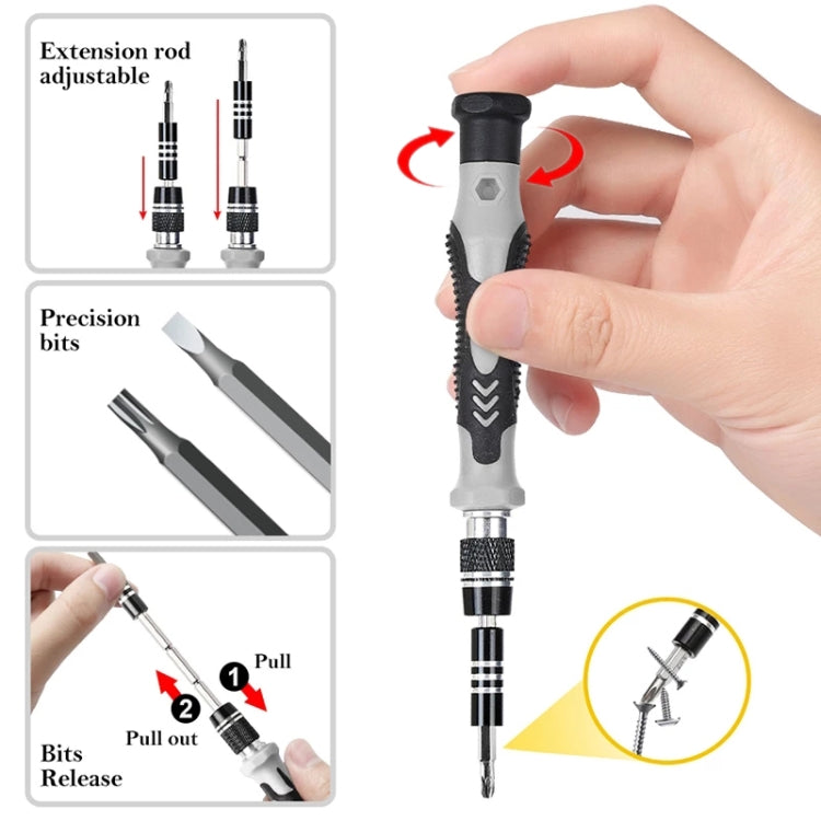 138 in 1 DIY Mobile Phone Disassembly Tool Clock Repair Multi-function Tool Screwdriver Set (Blue) - Screwdriver Set by PMC TechLife | Online Shopping South Africa | PMC TechLife
