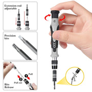 138 in 1 DIY Mobile Phone Disassembly Tool Clock Repair Multi-function Tool Screwdriver Set (Purple)