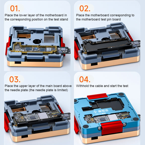 FIX-13 Layered Test Frame Motherboard Test Stand Fixture For iPhone 13 / 13 mini / 13 Pro / 13 Pro Max