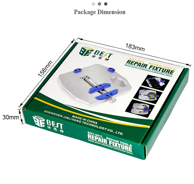 BEST BST-001L Aluminum Alloy Universal Motherboard PCB IC Chip Holder Fixture - free shipping - PMC TechLife - Order now!
