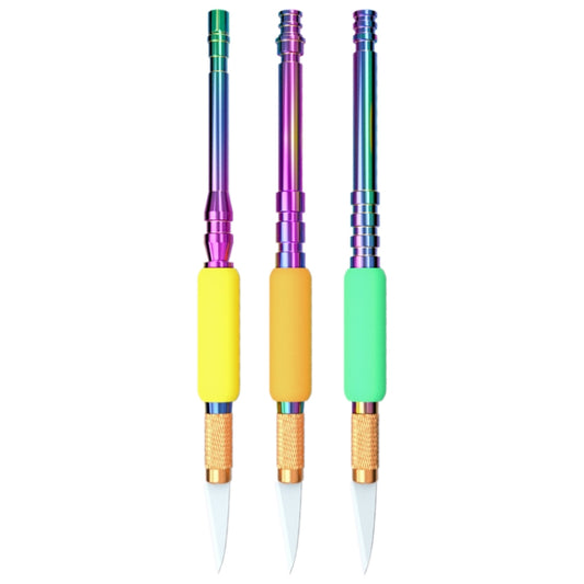 Mijing 3 in1 Antistatic Ceramic Knife Set - free shipping - PMC Jewellery - Order now!