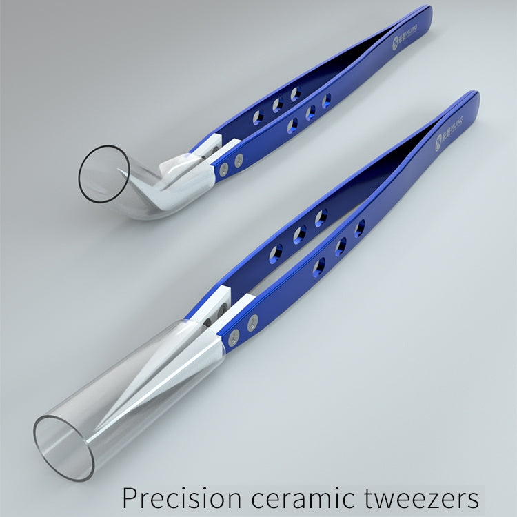 Mijing Antistatic Precision Diamagnetism Tweezers(Curved) - free shipping - PMC Jewellery - Order now!