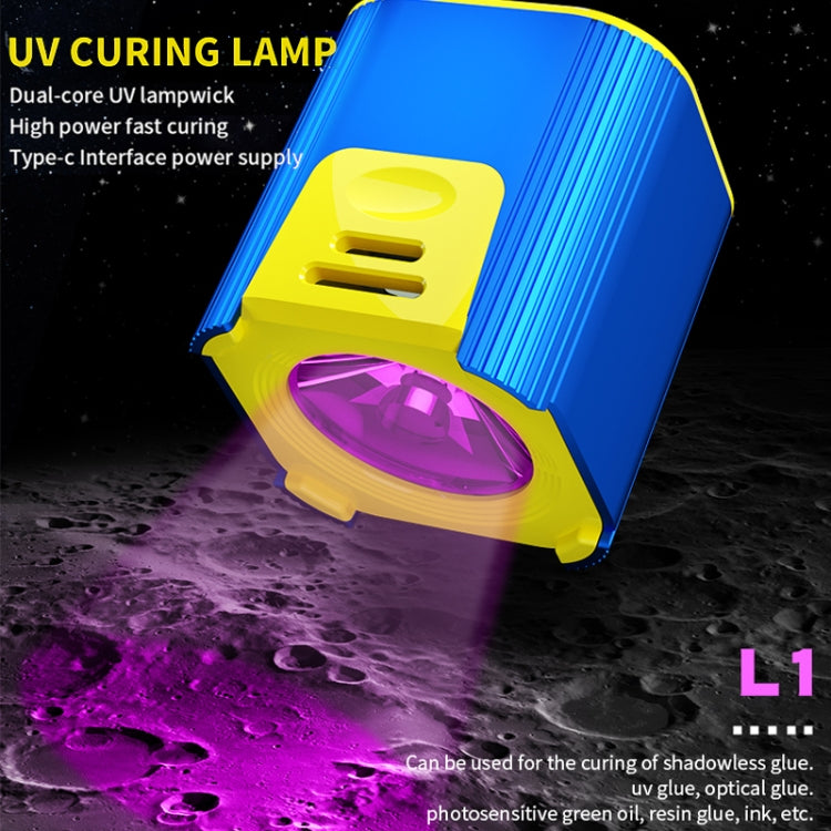 MECHANIC  L1 Pro Intelligent Double Lamp Beads UV Curing Light - free shipping - PMC Jewellery - Order now!