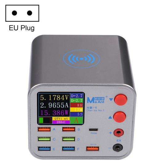MaAnt Dianba NO.1 Multi-port Wireless USB PD Charger, EU Plug - free shipping - PMC Jewellery - Order now!