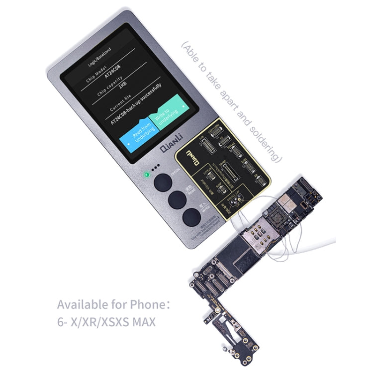 For iPhone 6 - 14 Pro Max 5 in 1 Qianli iCopy Plus 2.2 Repair Detection Programmer Set, Plug: EU - free shipping - PMC TechLife - Order now!