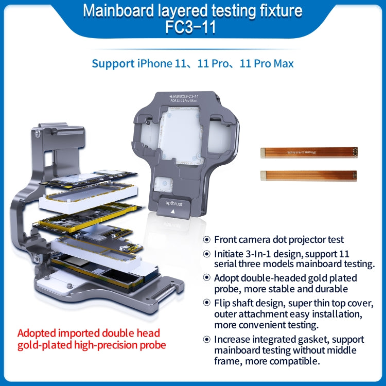 Aixun FC3-11 Mainboard Layered Testing Fixture for iPhone 11/11 Pro/11Pro Max - Test Tools by PMC TechLife | Online Shopping South Africa | PMC TechLife