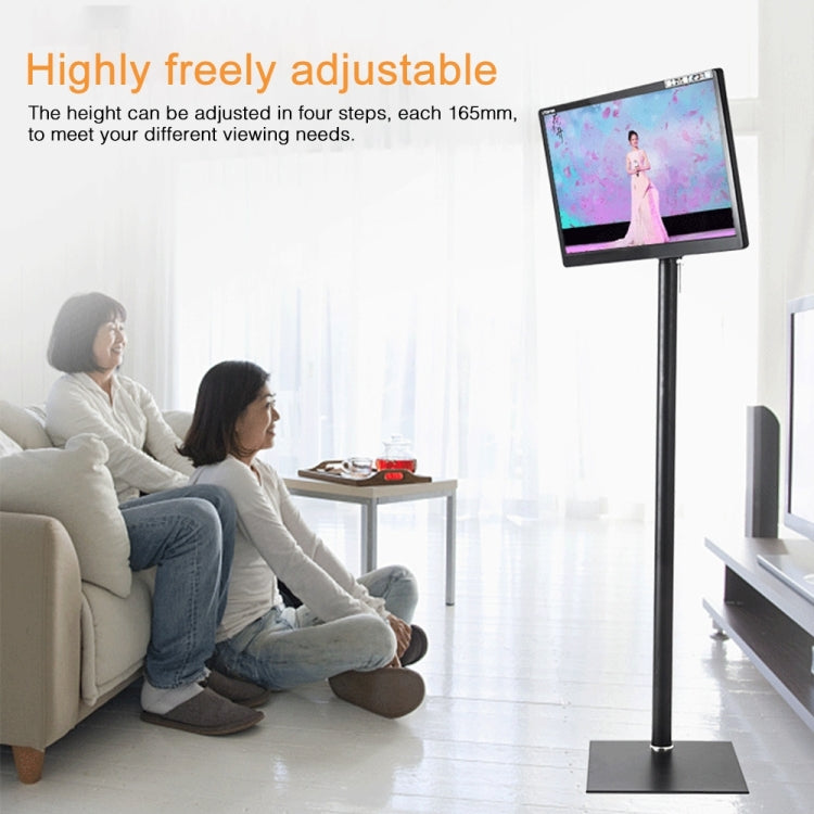 14-42 inch Universal 360 Degree Rotating Height Adjustable TV Floor Stand - TV Brackets & Mounts by PMC TechLife | Online Shopping South Africa | PMC TechLife