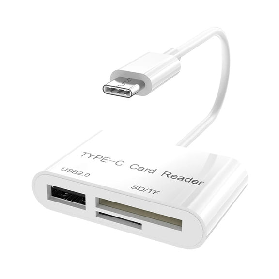 D-158 USB-C to USB SD/Micro SD Card Reader