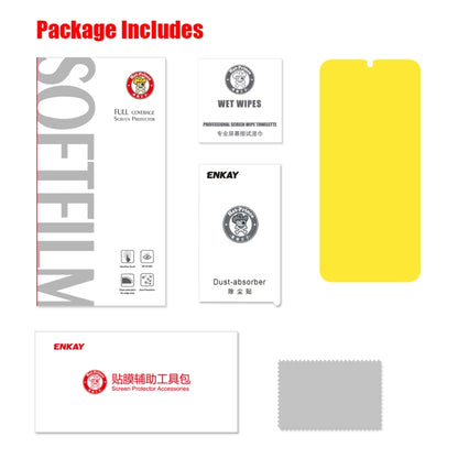 ENKAY Hat-Prince 0.1mm 3D Full Screen Protector Explosion-proof Hydrogel Film for Galaxy A30 / A50 - For Samsung by ENKAY | Online Shopping South Africa | PMC Jewellery | Buy Now Pay Later Mobicred