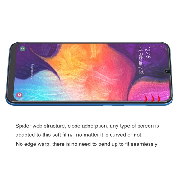 2 PCS ENKAY Hat-Prince 0.1mm 3D Full Screen Protector Explosion-proof Hydrogel Film for Samsung Galaxy A30 / A50