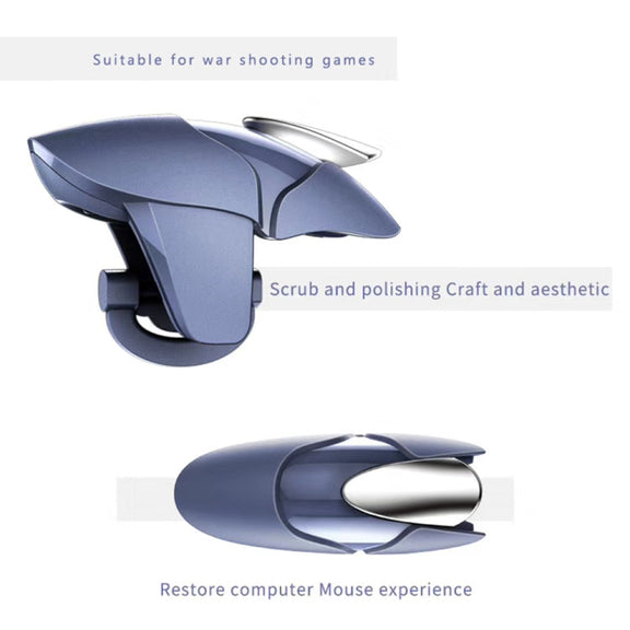 Blue Shark Shark Eat Chicken Game Auxiliary Handle(blue)