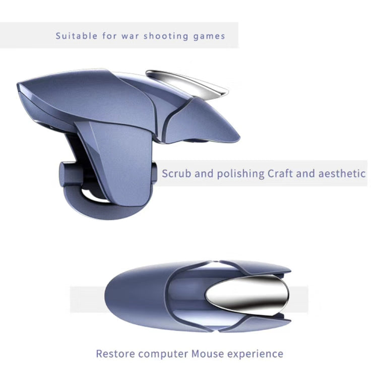 Blue Shark Shark Eat Chicken Game Auxiliary Handle(blue)